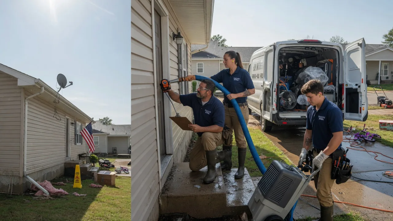 Ceiling Water Damage Restoration in Olds, IA near me